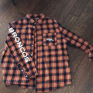 NFL Denver Broncos Men’s Flannel Shirt